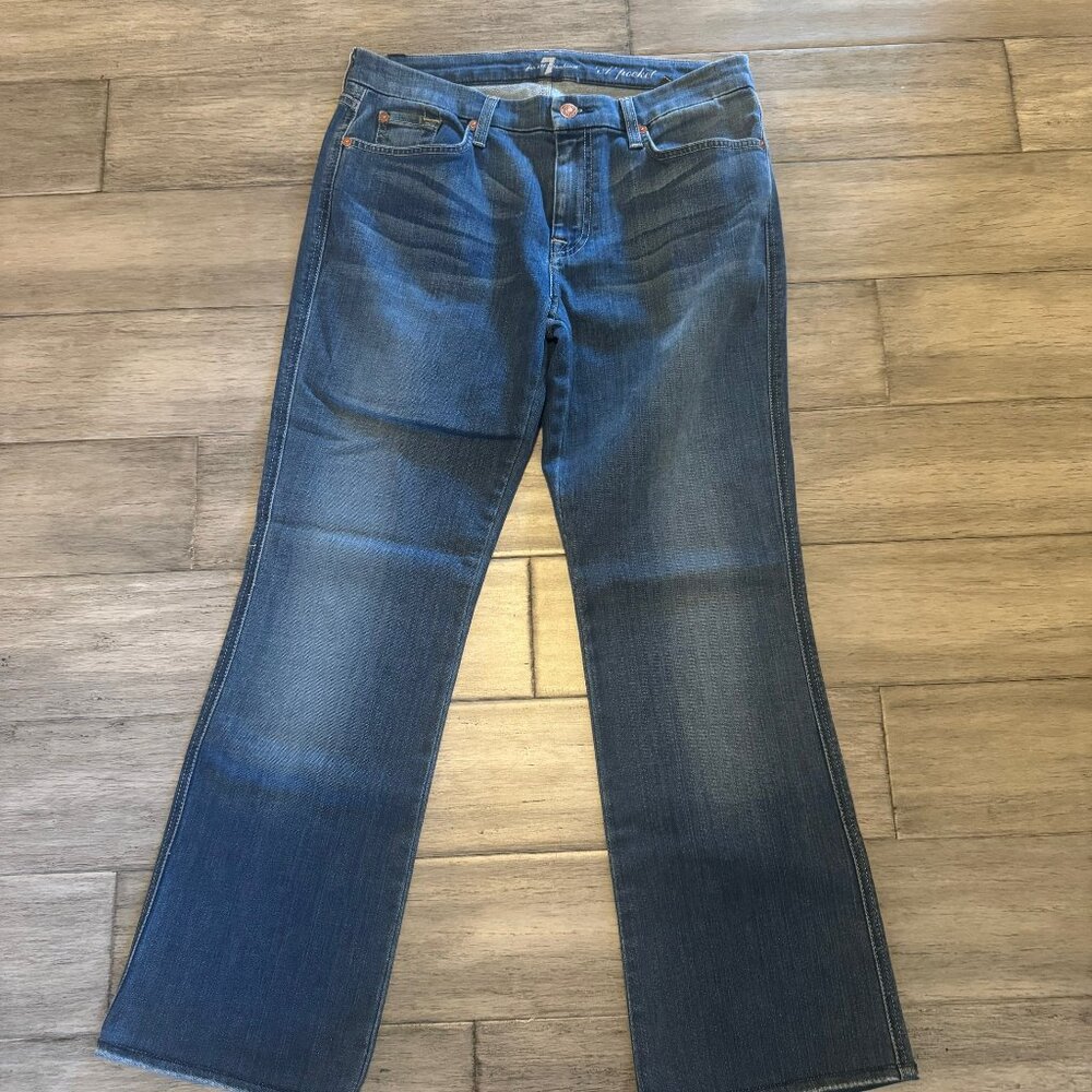 7 For All Mankind A Pocket Jeans Medium Blue 32